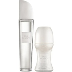 Resim Avon Pur Blanca Kadın Parfüm ve Roll-On Seti - Ferah ve Çiçeksi Aroma, 2×50 ml, Özel Hediye, ve 