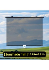 Resim Dashanshop Uv Koruma Araç Güneşlik Perdesi - Yüksek Çözünürlük, Isı Yalıtımı, Antiglare, Evrensel 15.75x49.21in 