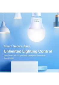Resim Tp-lınk Tapo L520e Tapo Akıllı Wi-fi Ampul, Gün Işığı Ve Işık Şiddeti Ayarlanabilir 
