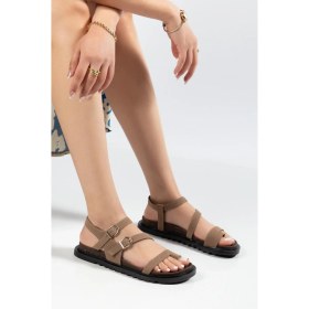 Resim Suins Shoes Suins Thelis Model Çift Ortopedik Taban Parmak Arası Kadın Sandalet 