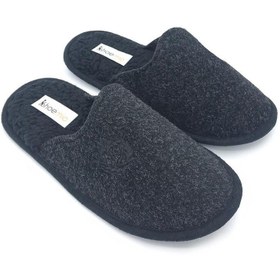 Resim shoemio Azur Siyah Unisex Ev Terliği 