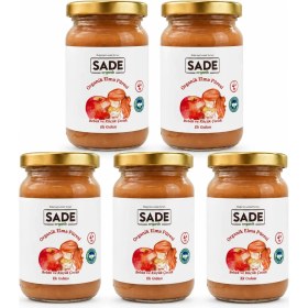 Resim Sade Organik Elma Püresi 100 Gr. 5 Li Paket 