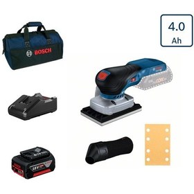 Resim Bosch Gss 18v-13 Akülü Titreşimli Zımpara 4 Amper Bez Çantalı 