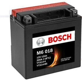 Resim Bosch M6018 12v 12ah Agm Ytx14-bs Motosiklet Aküsü 