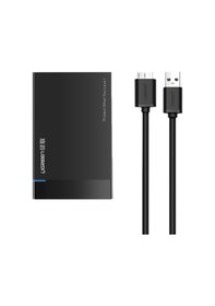 Resim Ugreen Us221 Hdd Muhafaza 2,5 İnç Sata - Usb 3.0 Ssd Adaptörü Sabit Disk Sürücüsü Kutusu Harici Hdd Kutusu, Destek Uasp Protokolü 