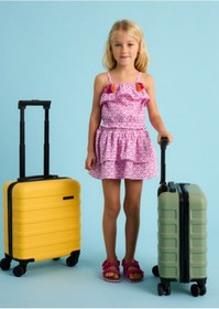 Resim Mayoral Kız Çocuk Desenli Fırfırlı Bluz 3186 Mor 