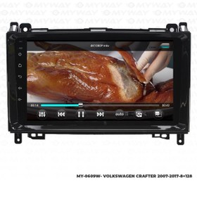 Resim Myway Volkswagen Crafter Android 12 Multimedya Carplay 4gb RAM+64GB HDD 2007-2017 Navigasyon Ekran 