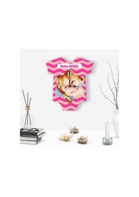 Resim Kişiye Özel Dekoratif Çocuk Duvar Saati - K-77 Çok Renkli 