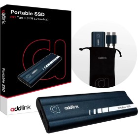 Resim Storemax Addlink P21 2tb 2000-1950MB/S USB 3.2 Gen2 Type-C Portable Taşınabilir SSD AD2TBP21B2K 
