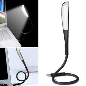Resim Go İthalat USB Girişli 14 Ledli 3 Kademeli Dokunmatik Masa/Kitap Okuma Lambası Ledi Siyah (5224) 