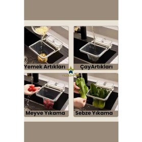 Resim Hype Store Yıldızhane Fileli Pratik Lavabo Süzgeci Vakumlu Beyaz Lavabo Süzgeci 50 Adet File Hediyeli 