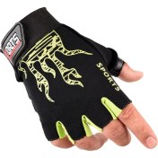 Resim Liangduo Shop Sarı Stil Xl Boyutu Kaymaz Parmaksız Eldiven Erkekler Yarım Parmak Balıkçılık Avcılık Bisiklet Eldiveni Açık Taktik Spor Ekipmanları Kamp Eldivenleri (Yurt Dışından) 