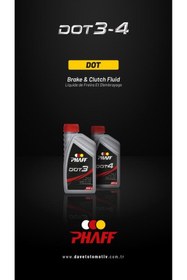 Resim parcafix Phaff Dot 4 Hidrolik Fren Yağı 500 ML 