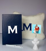 Resim Ejoya Kişiye Özel Defter Kalem Fotoğraflık Melek Notluk Ve Peluş Çanta Hediye Seti 106922 