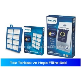 Resim Philips Fc 9074 Jewel Toz Torbası Ve Hepa Filtre Seti (523467145) 