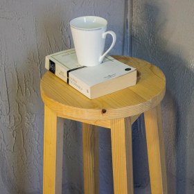 Resim Vogel Home Design Bar Taburesi Ahşap Eskitme 