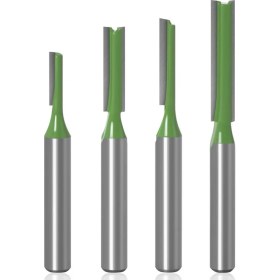 Resim Vigortrading 7 Adet Tek Çift Flüt Ahşap Kesiciler Tungsten Karbür Yönlendirici Bit Ağaç Işleme Aleti Seti 6mm (Yurt Dışından) 