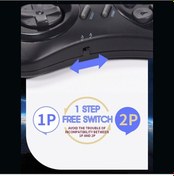 Resim Geekyou "kablosuz 2 Kumandalı 900 Oyunlu Md Mini Sega Konsolu - Anında Kayıt & Hd Ekran" 