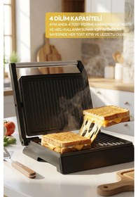 Resim Sinbo SSM-2594 1000 W Izgara Ve Tost Makinesi 