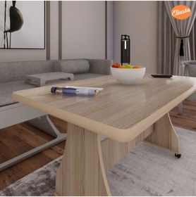 Resim Genel Markalar Tekerlekli Mdf Masa %100 Mdf Salon Orta Sehpa Yemek Masası Ofis Sehpa 