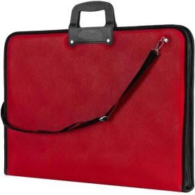 Resim Lidyahan Store Resim Çantası Fermuarlı Kulplu 37X54 cm 1 Adet Teknik Resim Dosya Çantası 35X50 cm Askılı Proje Çantası Okul Sınıf 