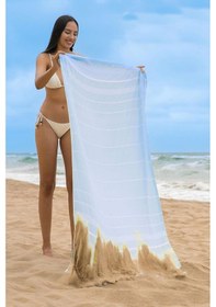 Resim Sultan Peştemal Havlu 100 Pamuklu Deniz Plaj Banyo Peştemali 100x180 Cm Çok Renkli 