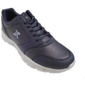 Resim Luttoon 4154-24 Deri Anatomik Hafıza Taban Erkek Sneaker Lacivert Gri 