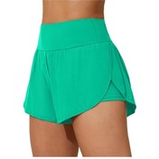 Resim Charmleaks Kadın Mayo Şortu Yan Bölünmüş Mayo Sandığı 2'si 1 Arada Cepli Şort Mayo Altı Yeşil 