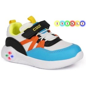 Resim Cool Kids Lego Işıklı Ortapedik Çocuk Spor Ayakkabı Mavi 