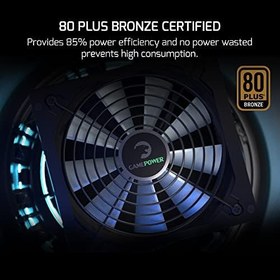 Resim Game Power GP-650 APFC 14cm 80+ Bronze 650W Supply 