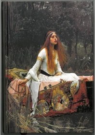 Resim Deffter Art Of Word Lady Shalott J. William Waterhouse Çizgili Defter Çok Renkli 