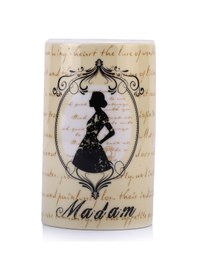Resim SERAMİK DİŞ FIRÇALIK MADAM DESENLİ 7X7X11CM Diğer 