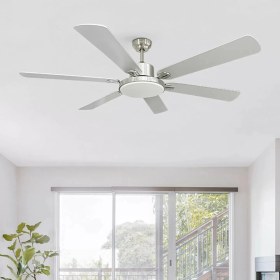 Resim Dlc Grecale LED Mat Krom 148 cm Tavan Vantilatörü 