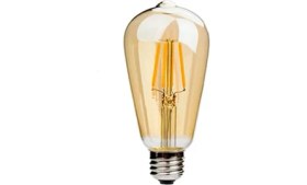 Resim Cata Aybekon CT-4284 Rustik 6W LED Ampul Amber 2700K E27 Duy 2/5/8/10 Adet 