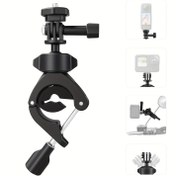 Resim For Gopro Hero 13 12 11 10 9 8 7 6 5 Session DJI Action 5Pro 4 3 Osmo360 Pocket 3 Insta360 X5 X4 X3 X2 Go3 Go3S Go Ultra Ace Acepro Acepro Acepro2 için uyumlu, 360 Derece Dönebilen Dağ Bisikleti Raf Montajı, Motosiklet Kamera Montajı, Tabanca Kamera Montajı, Kamera Aksesuarları, Gece Görüş Desteği, Dji Action Aksesuarı 