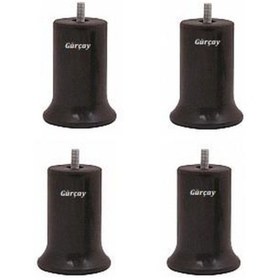 Resim Yatak Baza Ayağı Plastik 12cm M10 Diş (4 Adet) 