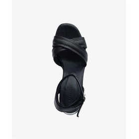 Resim 34492 Siyah Hakiki Deri Casual Kadın Sandalet Siyah 