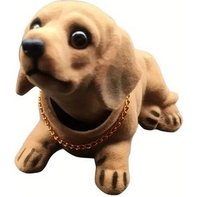 Resim Sunshine022 1 Adet Sevimli Sosis Köpek Oto Dekorasyonu Kahverengi Ev Araç İçin Aksesuar 