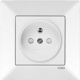 Resim Viko Meridian Çocuk Korumalı Ups Priz Çerçeveli 