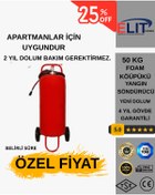 Resim ELİTyangın 50 KG YANGIN SÖNDÜRME TÜPÜ APARTMANLAR İÇİN UYGUNDUR 