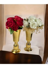 Resim Galassia Gold Çiçekli Vazo Çok Renkli 