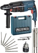 Resim STEİNER Germany Technology 3000 Watt 5 Joule Hilti Kırıcı Delici Darbeli Matkap + 1 Mandren + 10 Uç 