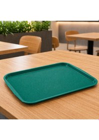 Resim Abs Servis Tepsisi Kaymaz Yüzeyli 37x53 Cm Yeşil Renk Endüstriyel Kullanıma Uygun, Kırılmaz, Bpa Free 7 Renk Seçenekli 