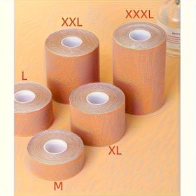 Resim Görünmez Göğüs Kaldırma Bandı - Nefes Alabilen Meme Bandı Yapıştırıcı, A-E Kup Boyutları İçin Güçlü Tutuş, Nonwoven Kumaş, Düğünler ve Resmi Etkinlikler İçin İdeal, Turuncu, Zarif Görünüm, Düğün Meme Bandı | Zarif Meme Bandı | Yapışkan Meme Bandı 