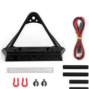 Resim Skycity 1/10 Ölçekli Scx10 Ve Traxxas Rc Araçlar İçin Alüminyum Ön Tampon - Bjm256 Model 