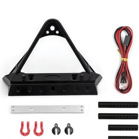 Resim Skycity 1/10 Ölçekli Scx10 Ve Traxxas Rc Araçlar İçin Alüminyum Ön Tampon - Bjm256 Model 