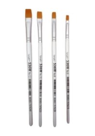 Resim Fanart Academy Seri 536w Fırça Seti Beyaz 144ad Düz Kesik 6-8-10-12 