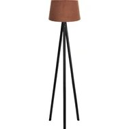 Resim Ağaç Ustası Düz 3 Ayak Tripod Lambaderabajur Köşe Lambası Ahşap Siyah Ağaç Dekor Lamba Aplik Masif Doğal 