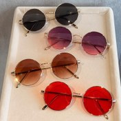 Resim Kadınlar için Retro Metal Çerçeve ile Dekoratif Lensli Vintage Yuvarlak Moda Gözlükleri - Hafif ve Dayanıklı, Partiler, Müzik Festivalleri ve Sokak Stili için Mükemmel, Parti Gözlükleri, Festival Gözlükleri, Şık Gözlükler, Dayanıklı Gözlükler 