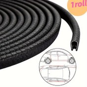 Resim 1 Rulo, U-Şekilli Koruyucu Kauçuk Kapı Contası, Bagaj Bölmesi Kenar Korumalı Bant, Hava Koşullarına Dayanıklı Araç Kaplaması, PVC Malzeme, Sol Taraf Araç Uygunluğu 